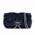 Rock mini clutch denim